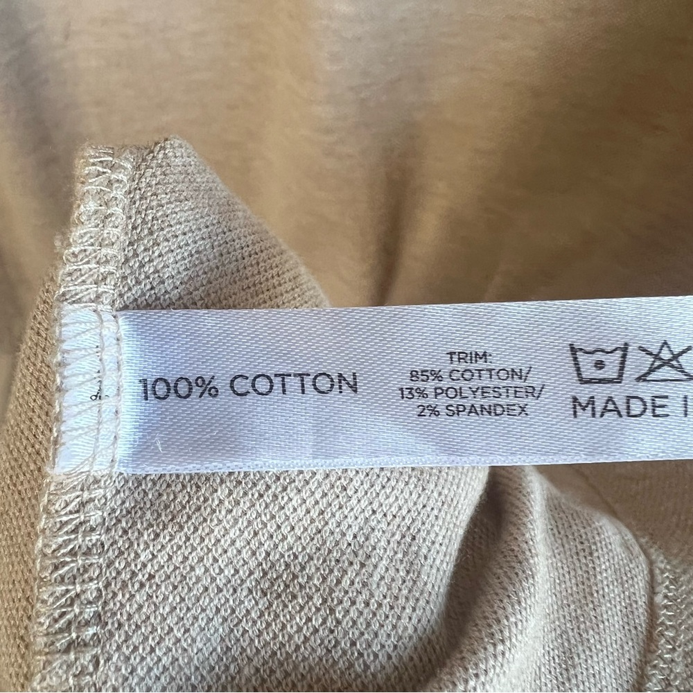 Tuckernuck Sandstone Long Sleeve Pique May Polo Dress Size Medium
Modern Cotton - Picture 12 of 12